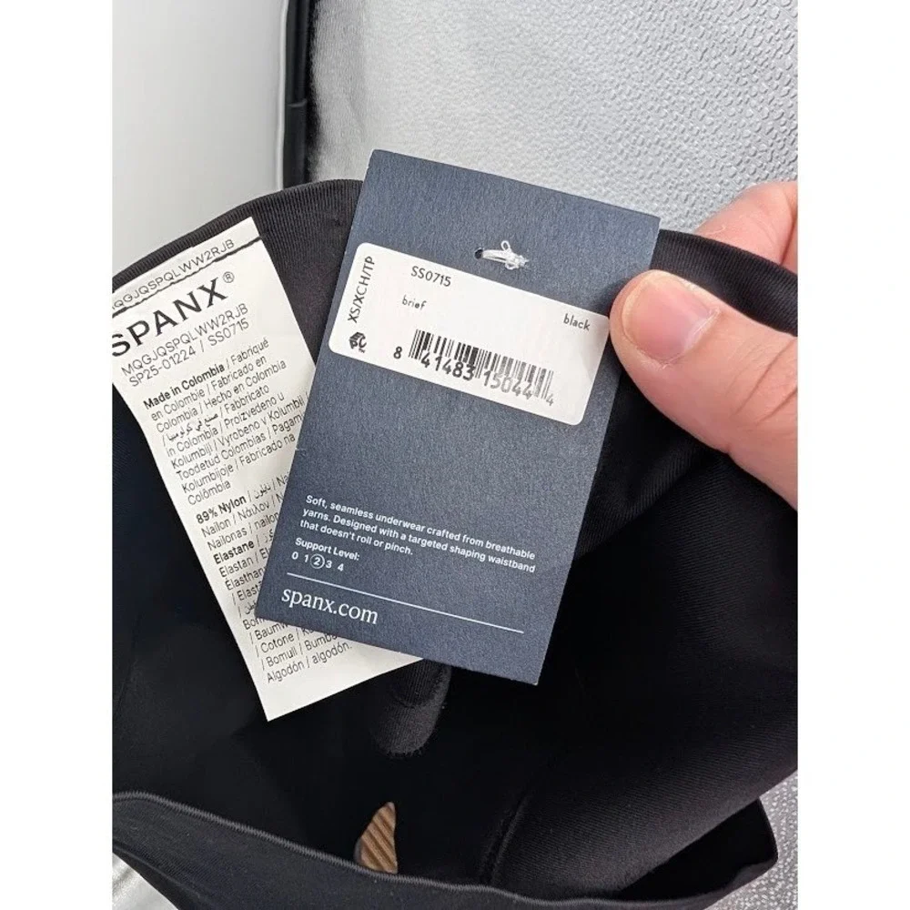 Spanx High Waisted Shaping‎ Brief Panty Black Women's XS NWT